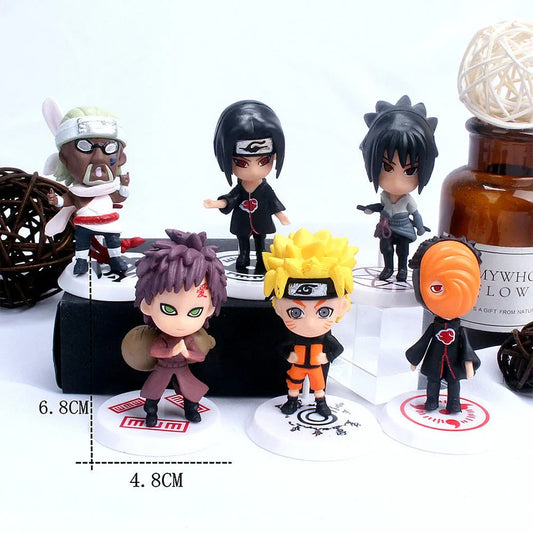 6 Pcs Q Version Naruto Figures – Sasuke