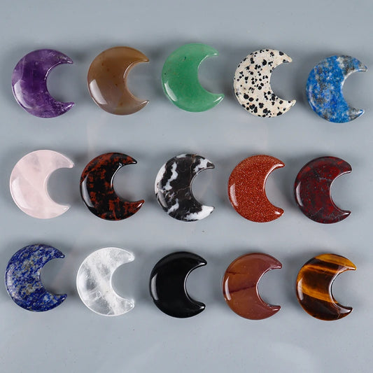 Crystal Mini Moon Ornament