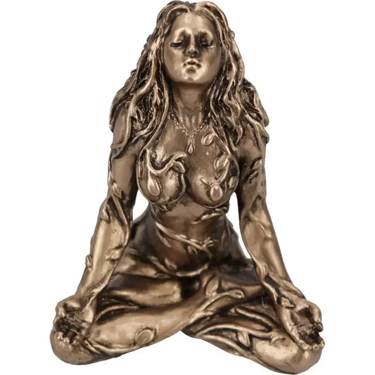 Mother Earth Statue Mini Gaia Fairy – Decorative Buddha Figurine for Healing & Meditation