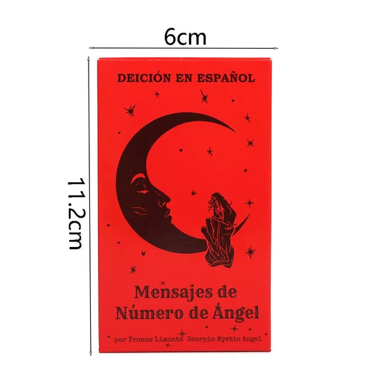 Angel Number Messages Oracle Cards – 44-Card Deck for Divination & Spiritual Guidance
