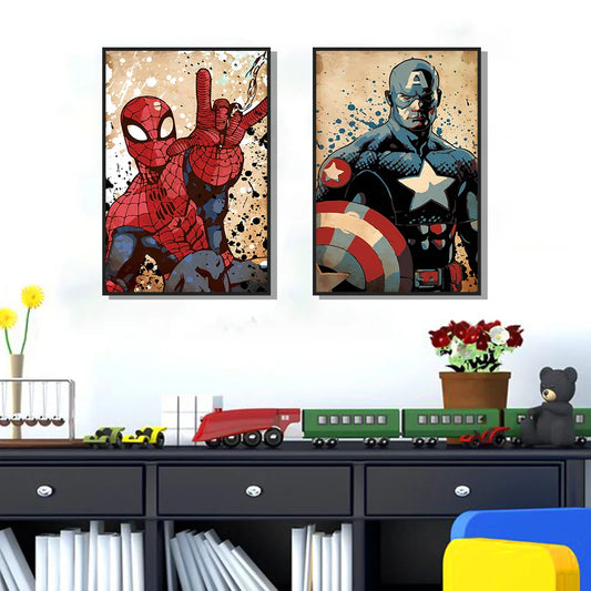 Spider Man Canvas Poster