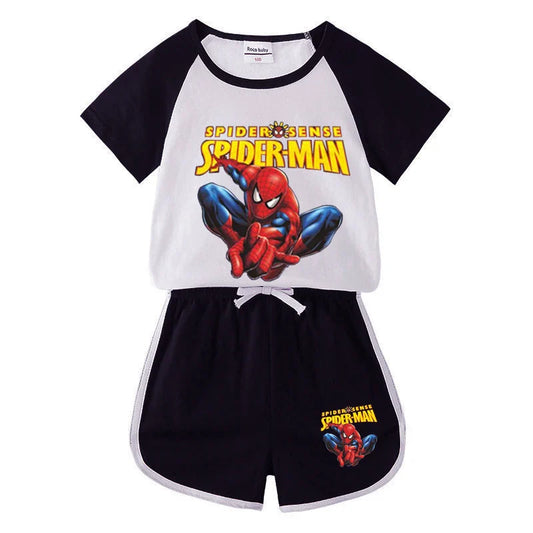 Boys’ Summer Spider-Man Outfit Set
