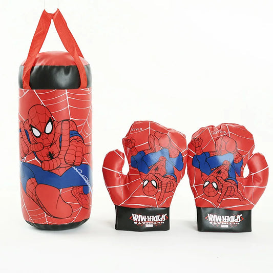 New Anime Marvel Spider-Man Children’s Toy Boxing Gloves Set