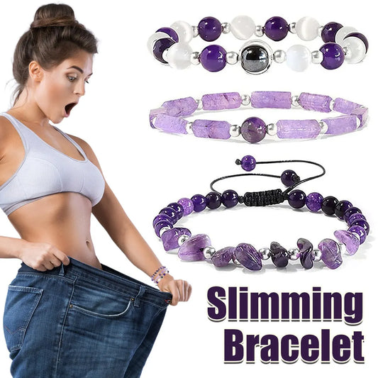 Body-Purifying Amethyst Bracelets Set