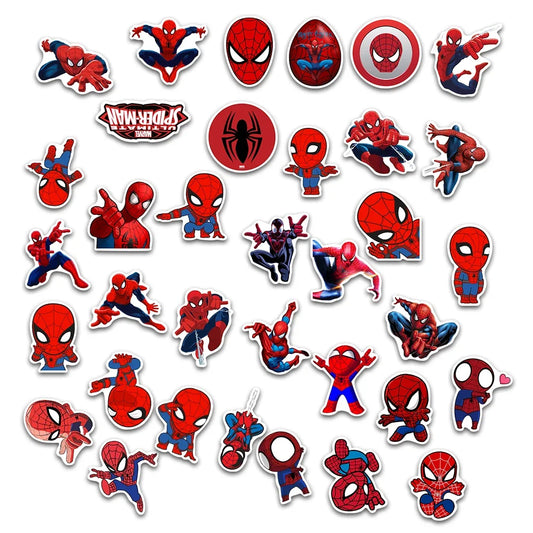 Cartoon Spider-Man Stickers