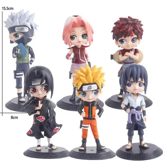 6-Piece Naruto Anime Figure Set