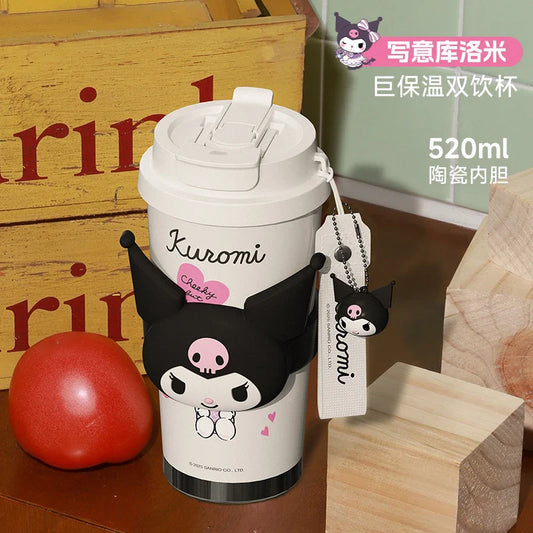 520ml Sanrio Hello Kitty & Kuromi Tumbler