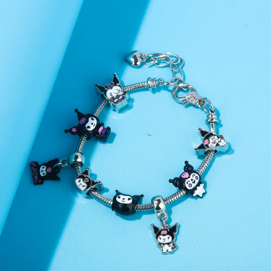 Kawaii Sanrio Pink Hello Kitty & Melody Bracelet