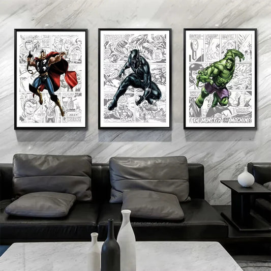 Avengers Superheroes Decor
