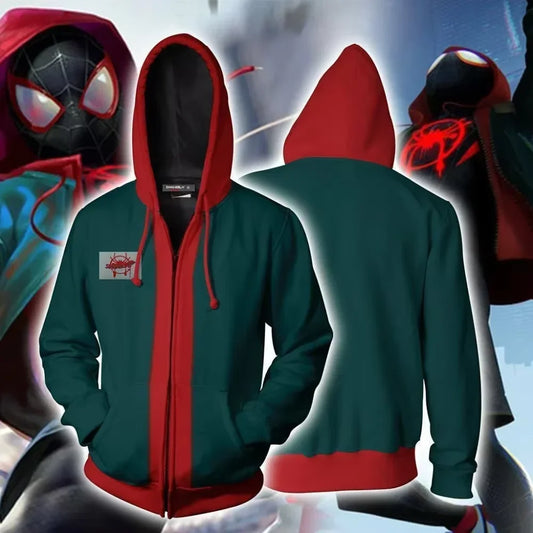 Superhero Spider-Man Miles Morales Cosplay Costume