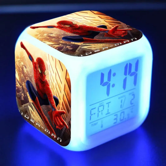Marvel Colorful Spider-Man Alarm Clock