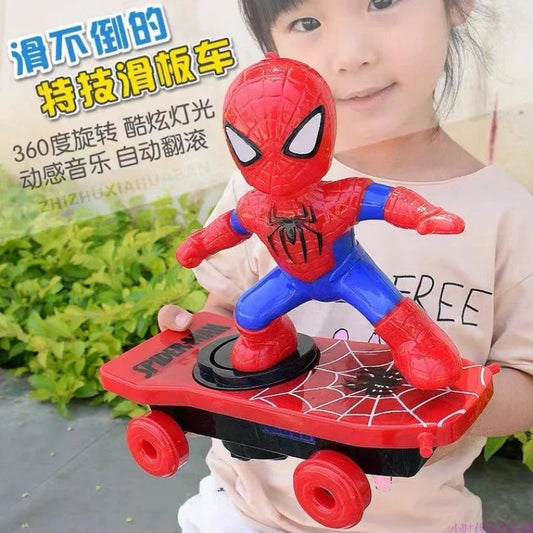 Avengers Spider-Man Automatic Flip & Rotation Stunt Car