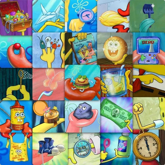 59PCS SpongeBob SquarePants Patrick Star Stickers