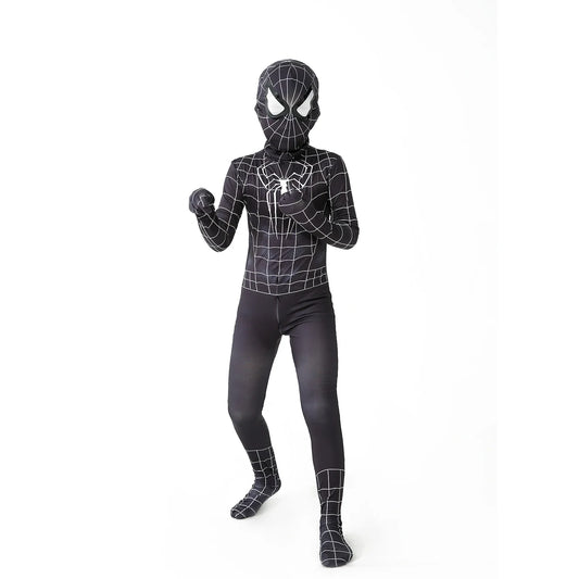 Black Spider-Man Superhero Costume