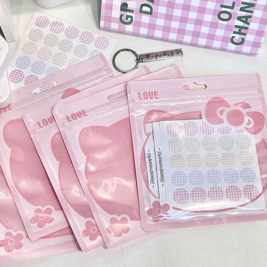 10PCS Kawaii Hello Kitty Necklace Jewelry Storage Bags
