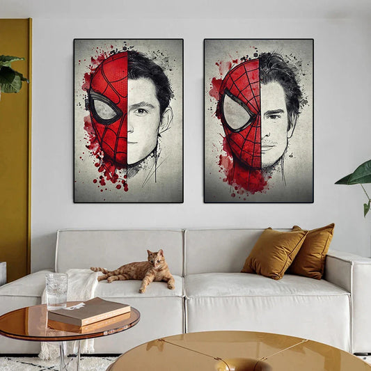 SpiderMan Superhero Wall Art Poster
