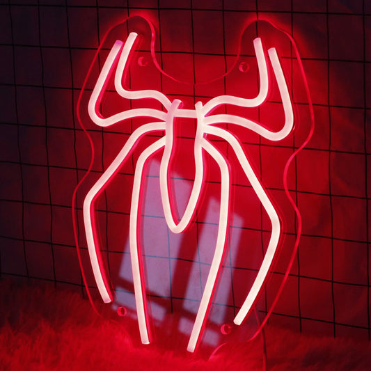 Spider Anime Neon LED Sign