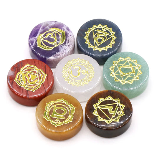 7Pcs Seven Chakras Natural Crystal Set