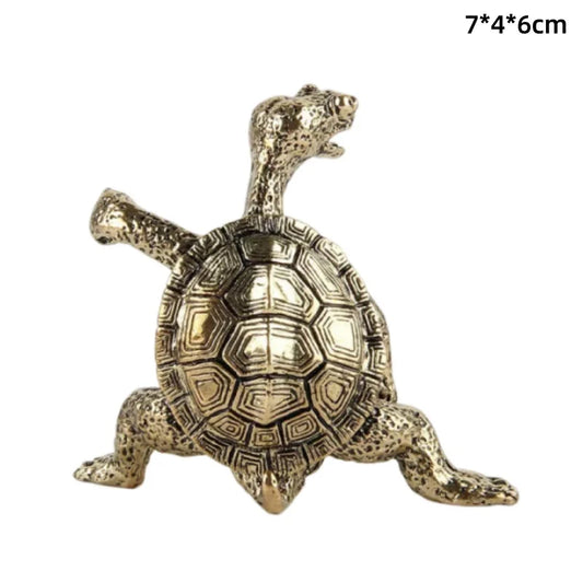 Antique Brass Zen Frog Statue – Meditation Ornament & Incense Burner for Home or Tea Table
