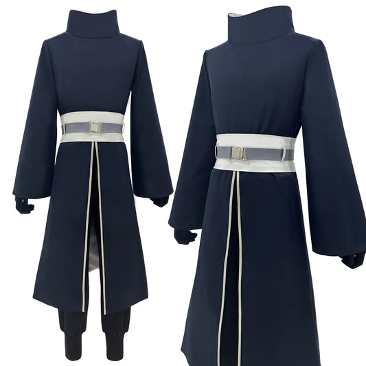 Anime Uchiha Obito Cosplay Costume – Adult Version Coat, Pants, Belt & Gloves for Cosplay & Events