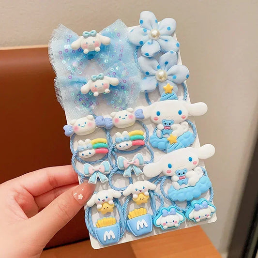 18pcs Sanrio Hello Kitty Hair Ties
