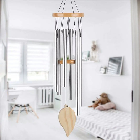 Good Luck Wind Chimes – 6-Tube Bell Pendant for Indoor &amp; Outdoor Home Decoration