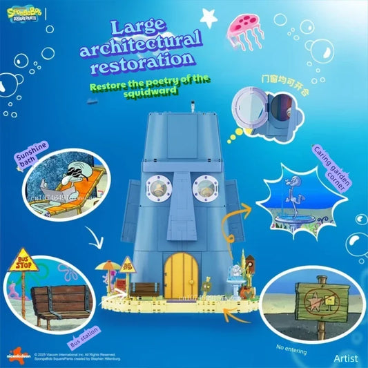 1655PCS SpongeBob SquarePants Squidward