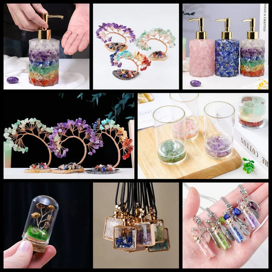 Natural Stone Gravel Crystals – Quartz, Agate & Mineral Chips for Healing & DIY Decor