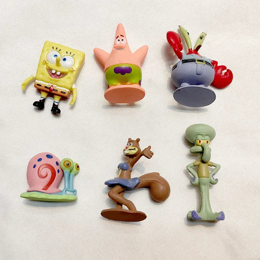 6pcs SpongeBob SquarePants Figure Set – Bob