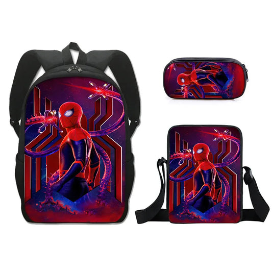 3pcs Spider-Man School Bag Set