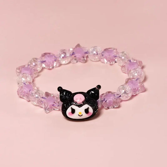 Sanrio Kuromi & Cinnamoroll Crystal Bracelet