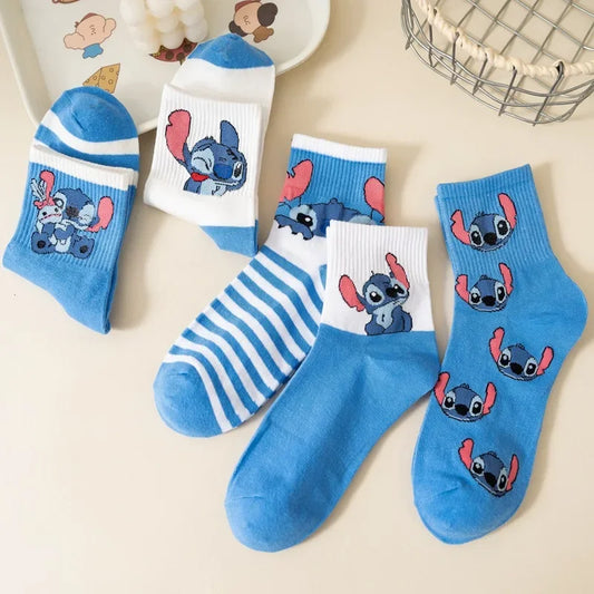 5 Pairs Kawaii Disney Stitch Socks
