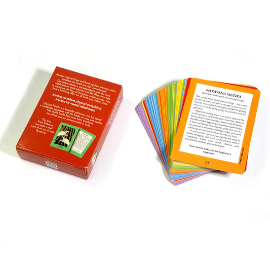 Mudras for Body, Mind, and Spirit – Yoga Practice Card Deck (68 Cards)