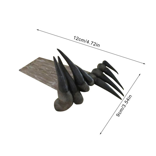 Thriller Devil's Hand Bookmark – Witch Hand Art Figurine for Halloween & Horror Lovers