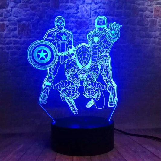 2024 Spider-Man vs. Venom LED Night Lamp