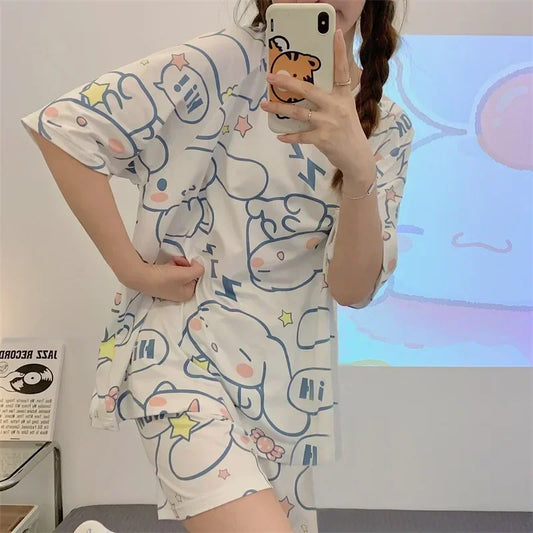 Miniso x Sanrio Cinnamoroll & Kuromi Pajama Set