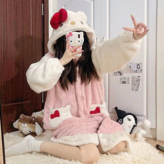 2024 Hello Kitty Women’s Autumn & Winter Pajamas
