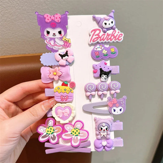 14pcs Sanrio Kuromi Cute Hairclips