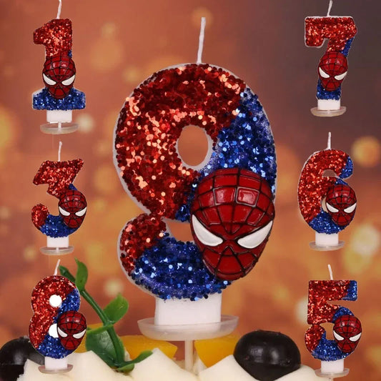 Disney Spider-Man Birthday Candle
