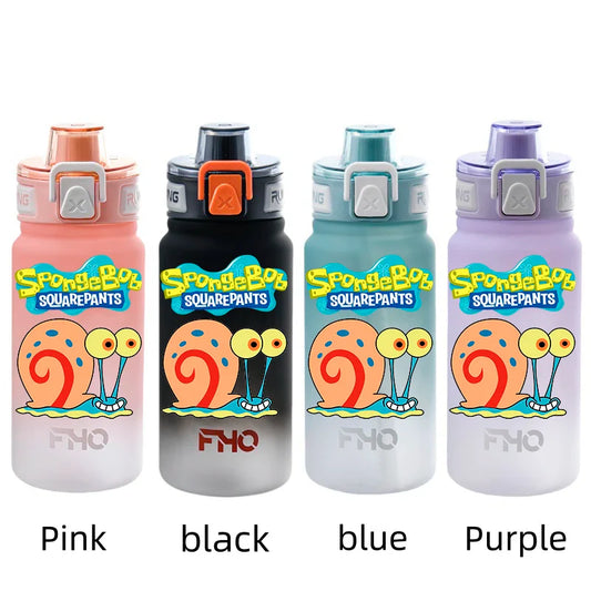 750ml SpongeBob Patrick Star Fitness Sports Water Bottle