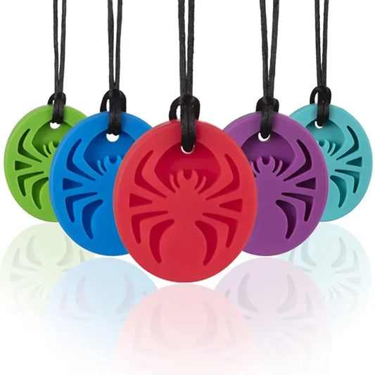 New Creative Multicolour Spider Silicone Necklace