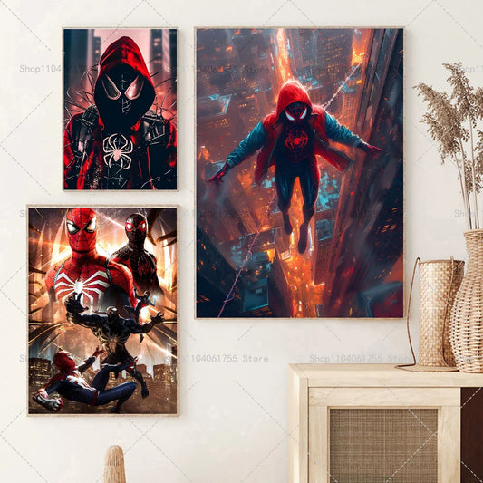 1PC Spider-Man Miles Morales Poster