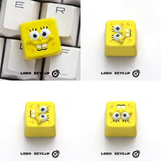3D SpongeBob & Patrick Squidward Keycaps