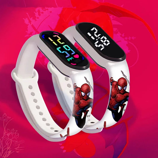 Disney Frozen & Spider-Man Children’s Anime Figure Bracelet Wristwatch