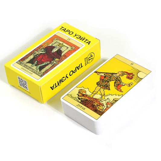 Rider-Waite Tarot Card Deck – Full English/Spanish Version for Divination & Personal Use