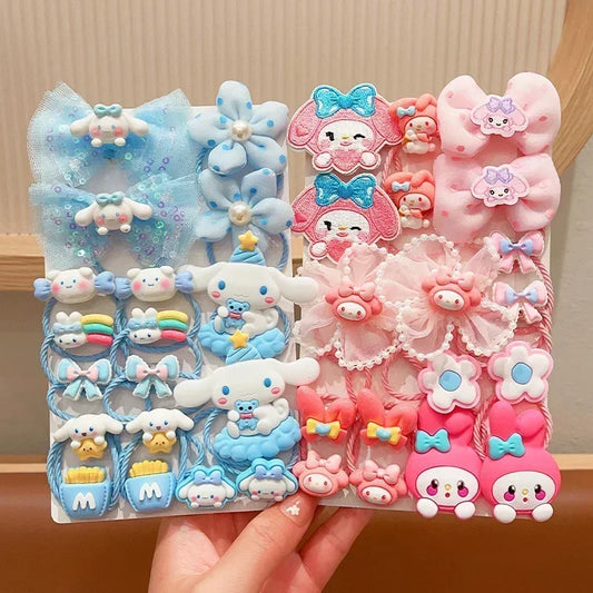 18pcs Sanrio Hello Kitty Hair Ties