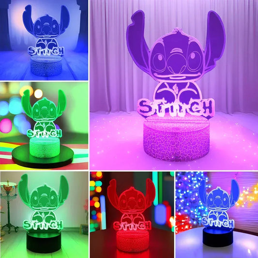 3D Stitch Illusion Night Light
