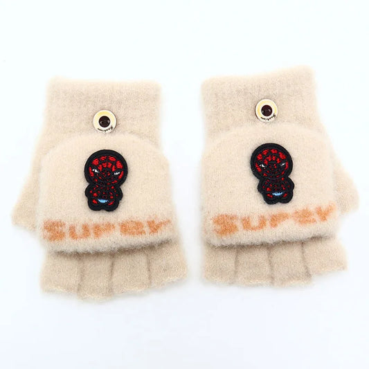 MINISO Spider-Man Half-Finger Gloves