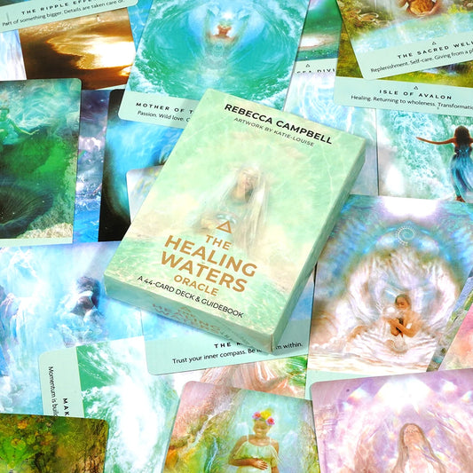 The Healing Waters Oracle Deck by Katie-Louise – 44-Card Set for Spiritual Insight & Emotional Healing