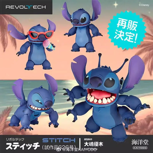 2025 New KAIYODO Revoltech Stitch Action Figure